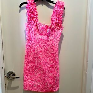 NWT Lilly Pulitzer Pink Floral Mini Dress
